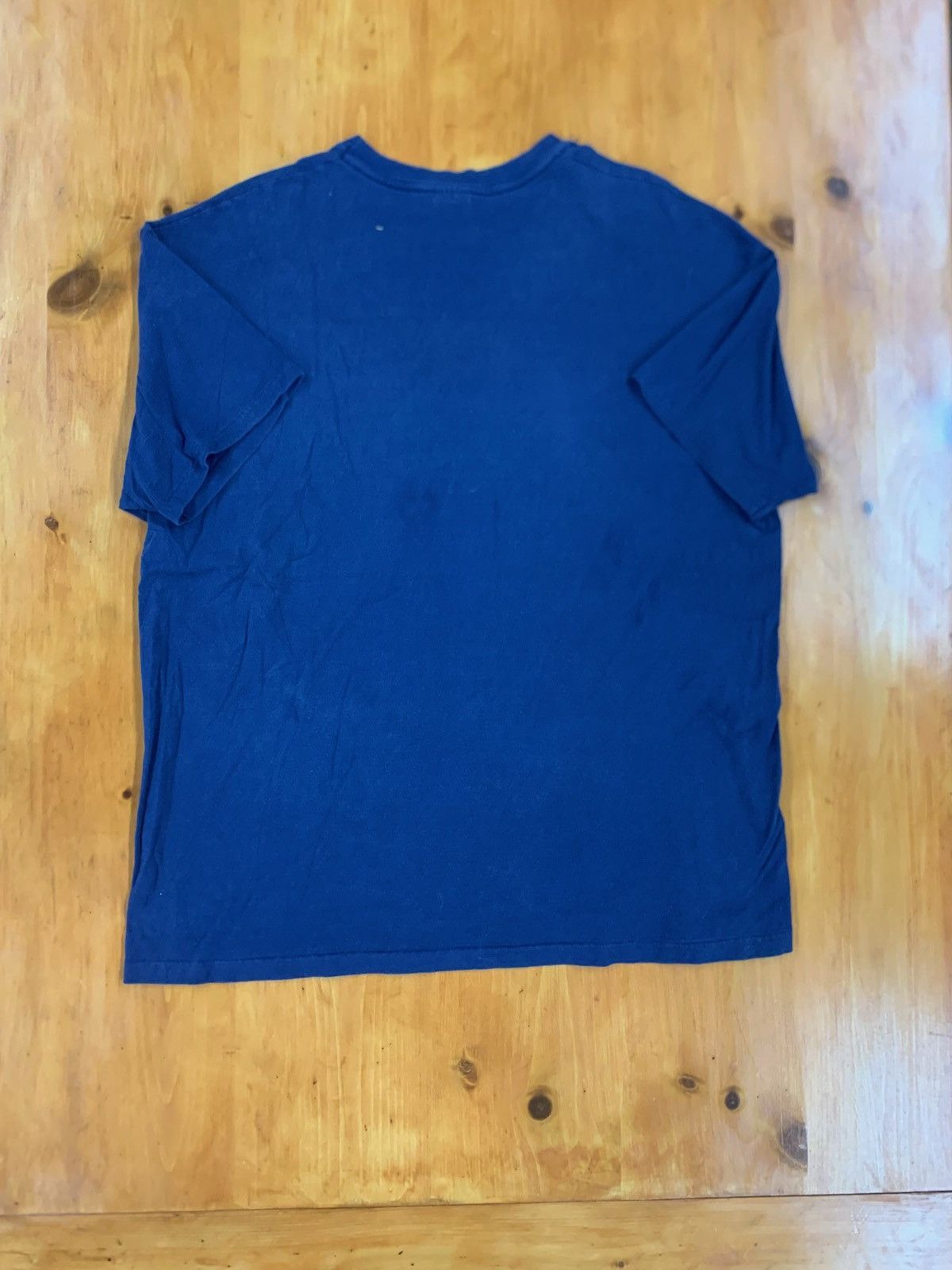 Vintage Vintage Blank Navy Tee Size US XXL / EU 58 / 5 - 3 Thumbnail