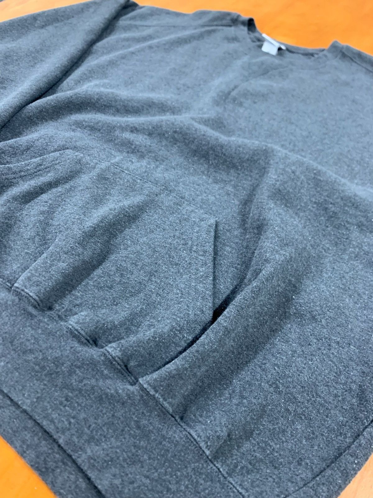 Vintage Vintage Crewneck 1990s 3XL Grey Blank Vintage Sweatshirt Size US XXL / EU 58 / 5 - 3 Thumbnail