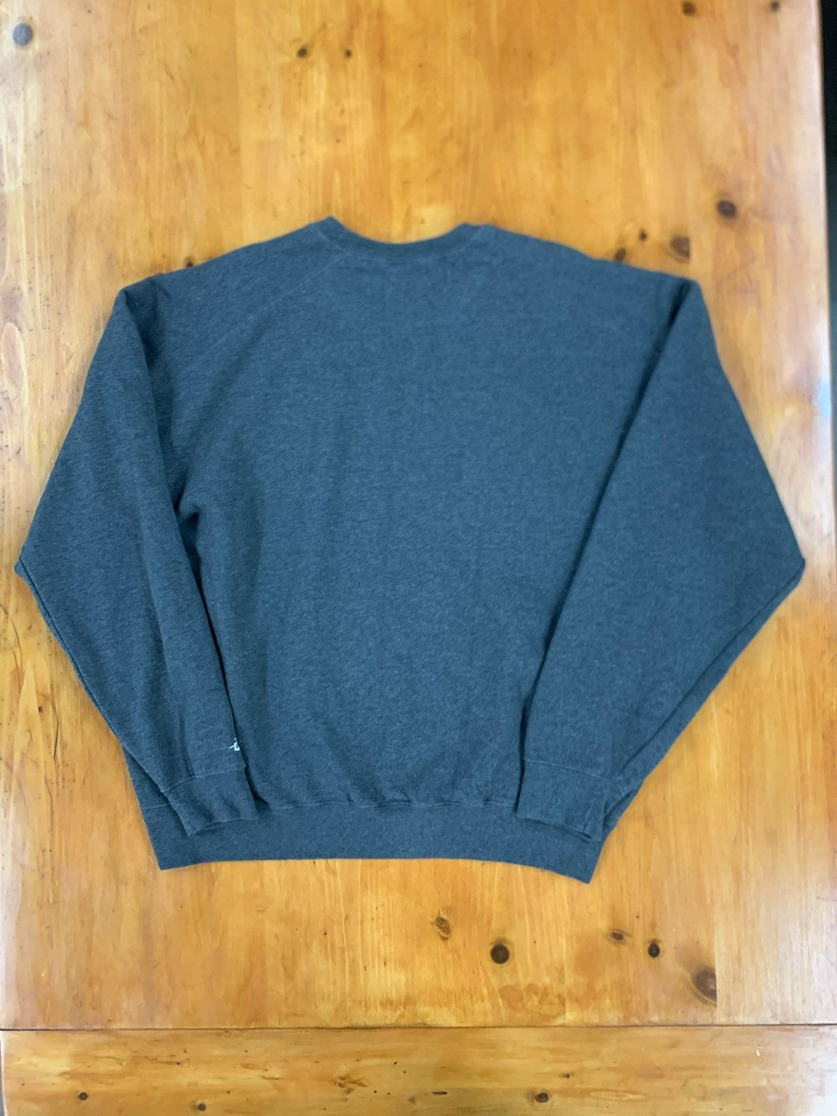 Vintage Vintage Crewneck 1990s 3XL Grey Blank Vintage Sweatshirt Size US XXL / EU 58 / 5 - 2 Thumbnail