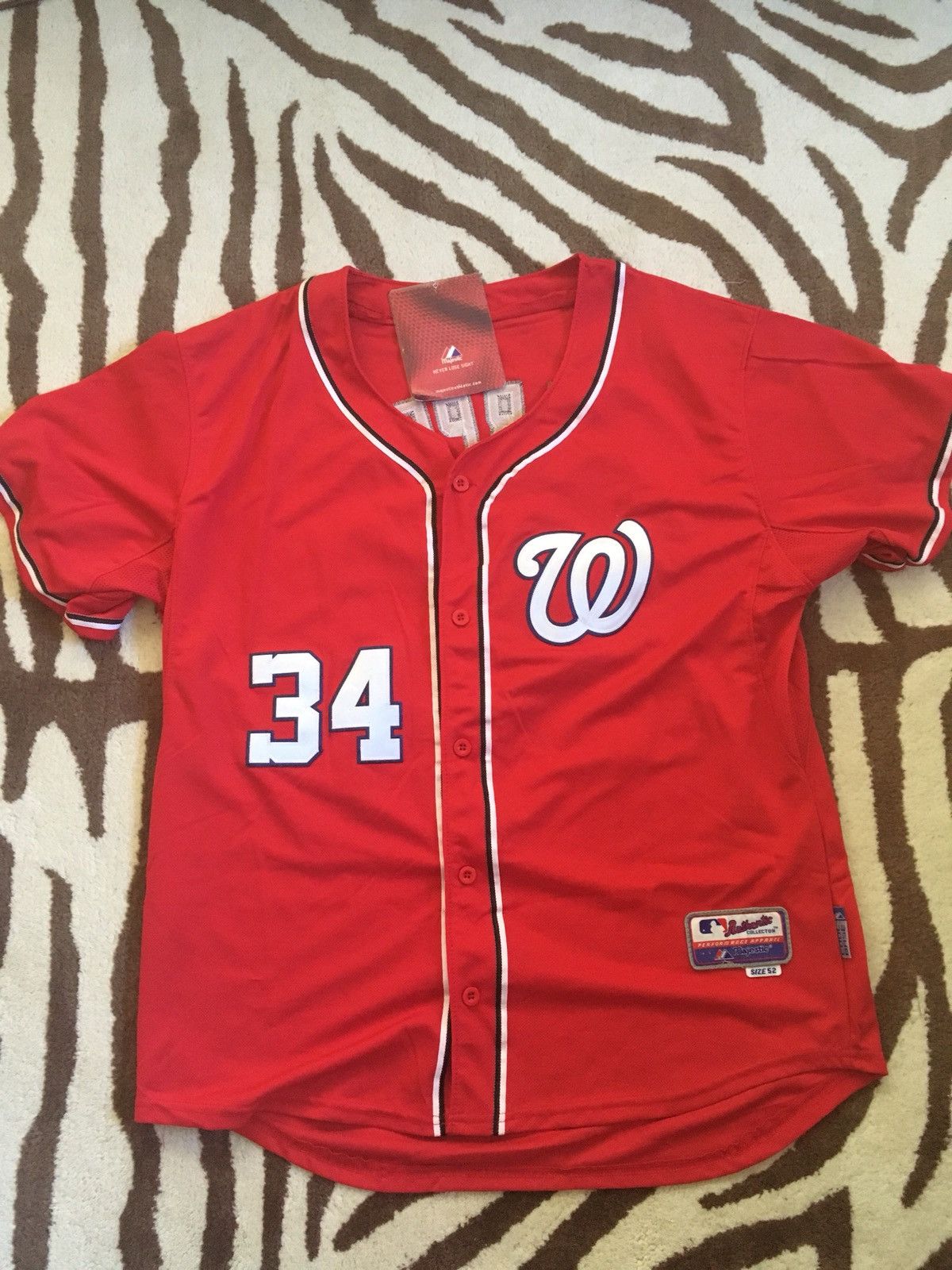 Majestic Bryce Harper Nationals Jersey Size US L / EU 52-54 / 3 - 1 Thumbnail