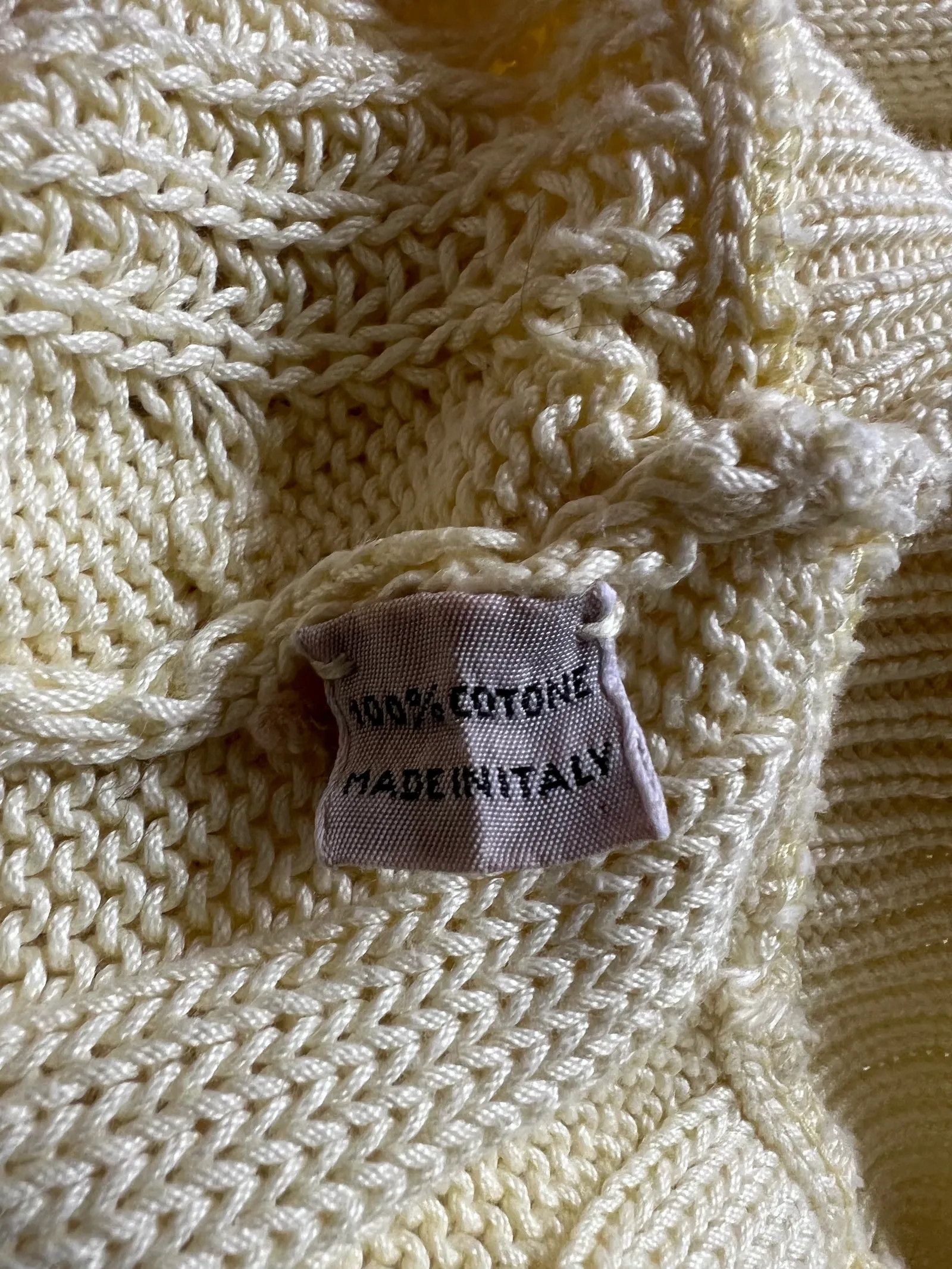 Vintage Vintage Kabelstickad Cardigan Cardigan Size S / US 4 / IT 40 - 4 Thumbnail