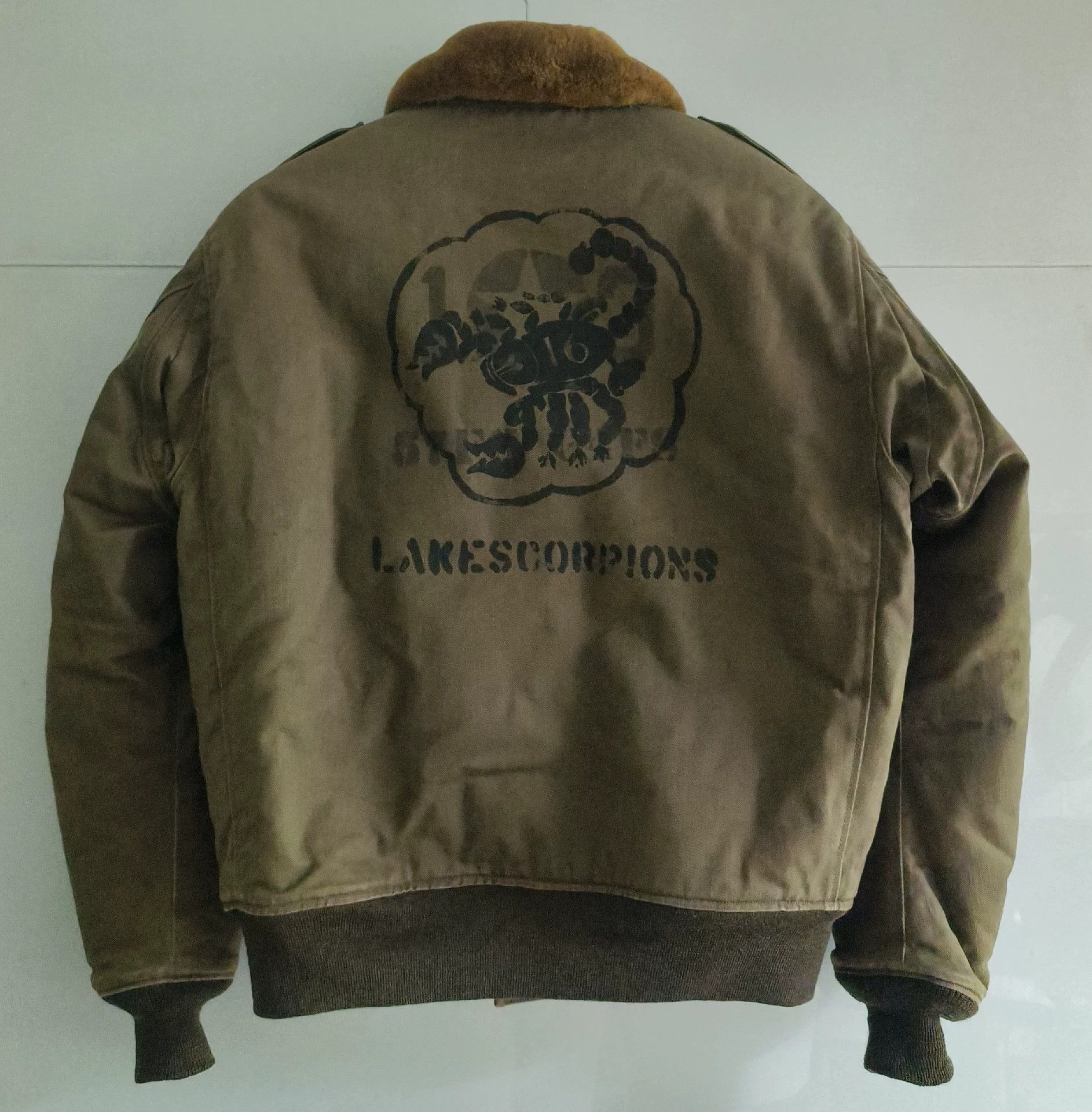 Freewheelers Freewheelers B-10 scorpion flying jacket Size US L / EU 52-54 / 3 - 2 Thumbnail