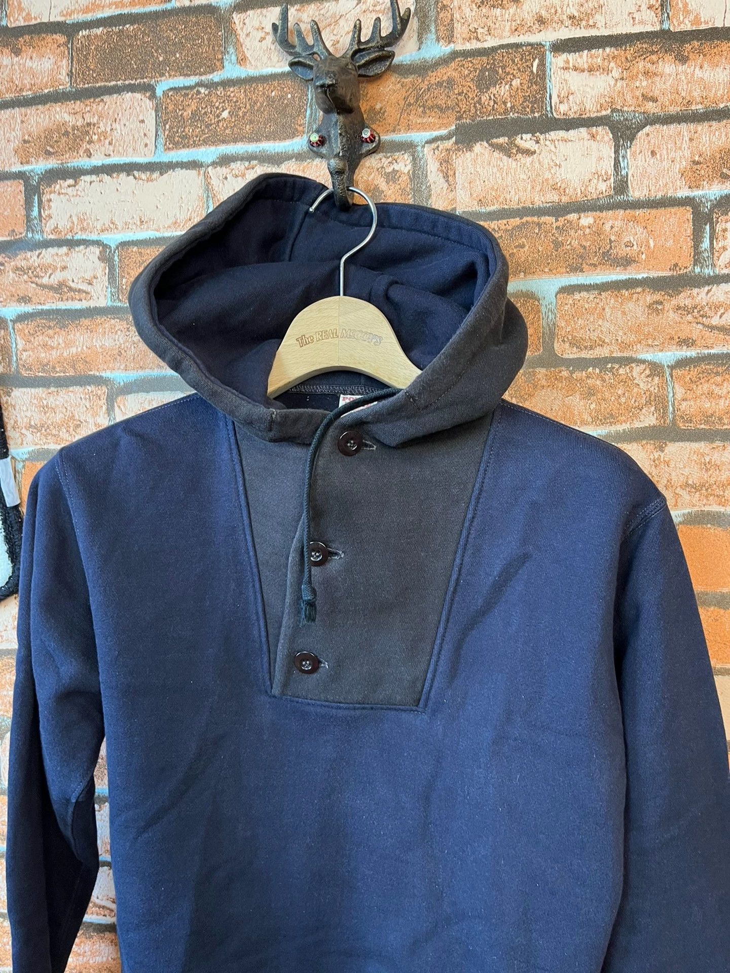 Freewheelers Freewheelers Hooded sweater with fleece inside. Size US S / EU 44-46 / 1 - 3 Thumbnail