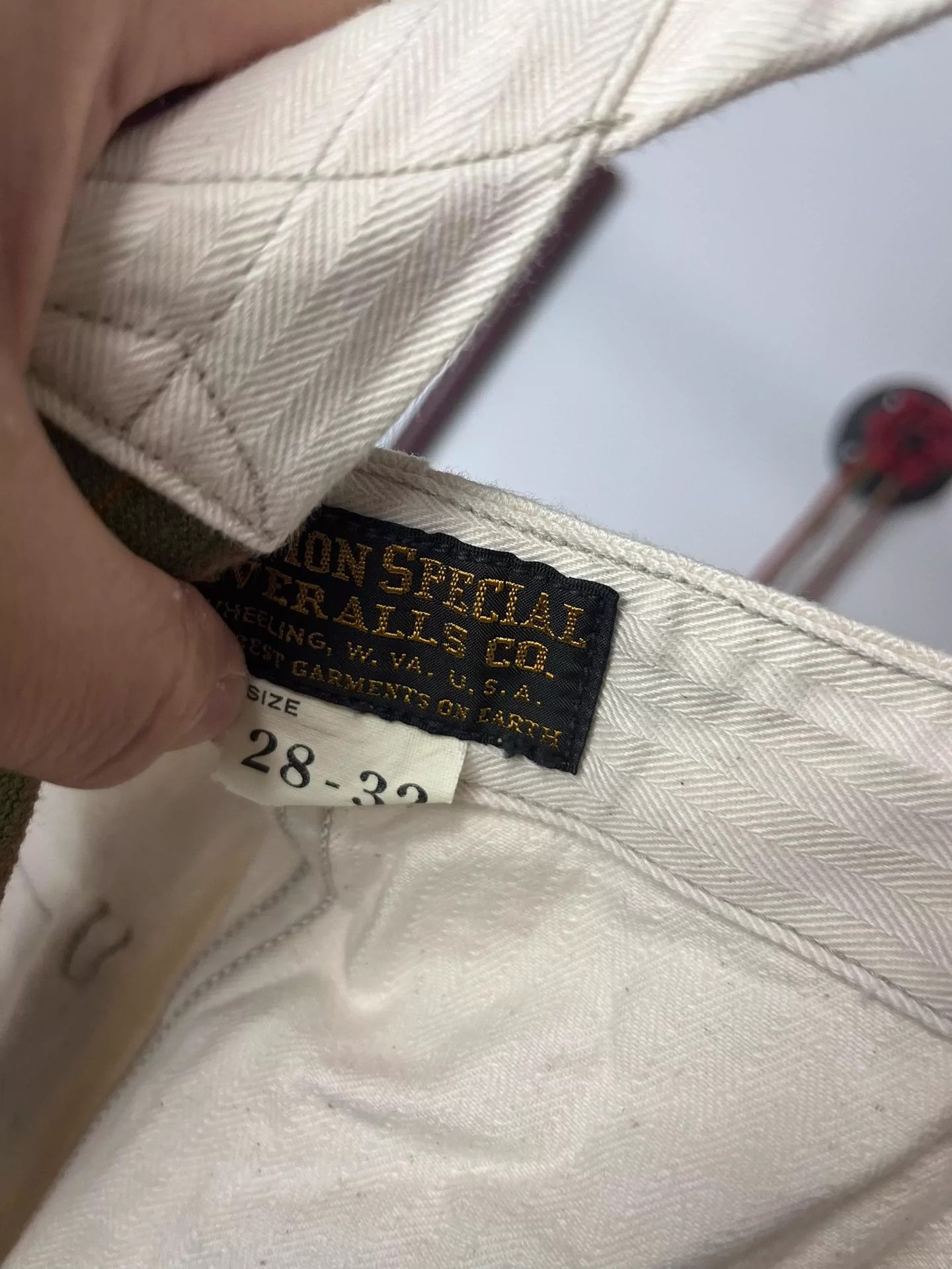 Freewheelers Freewheelers White herringbone suspenders Size US 28 / EU 44 - 4 Thumbnail