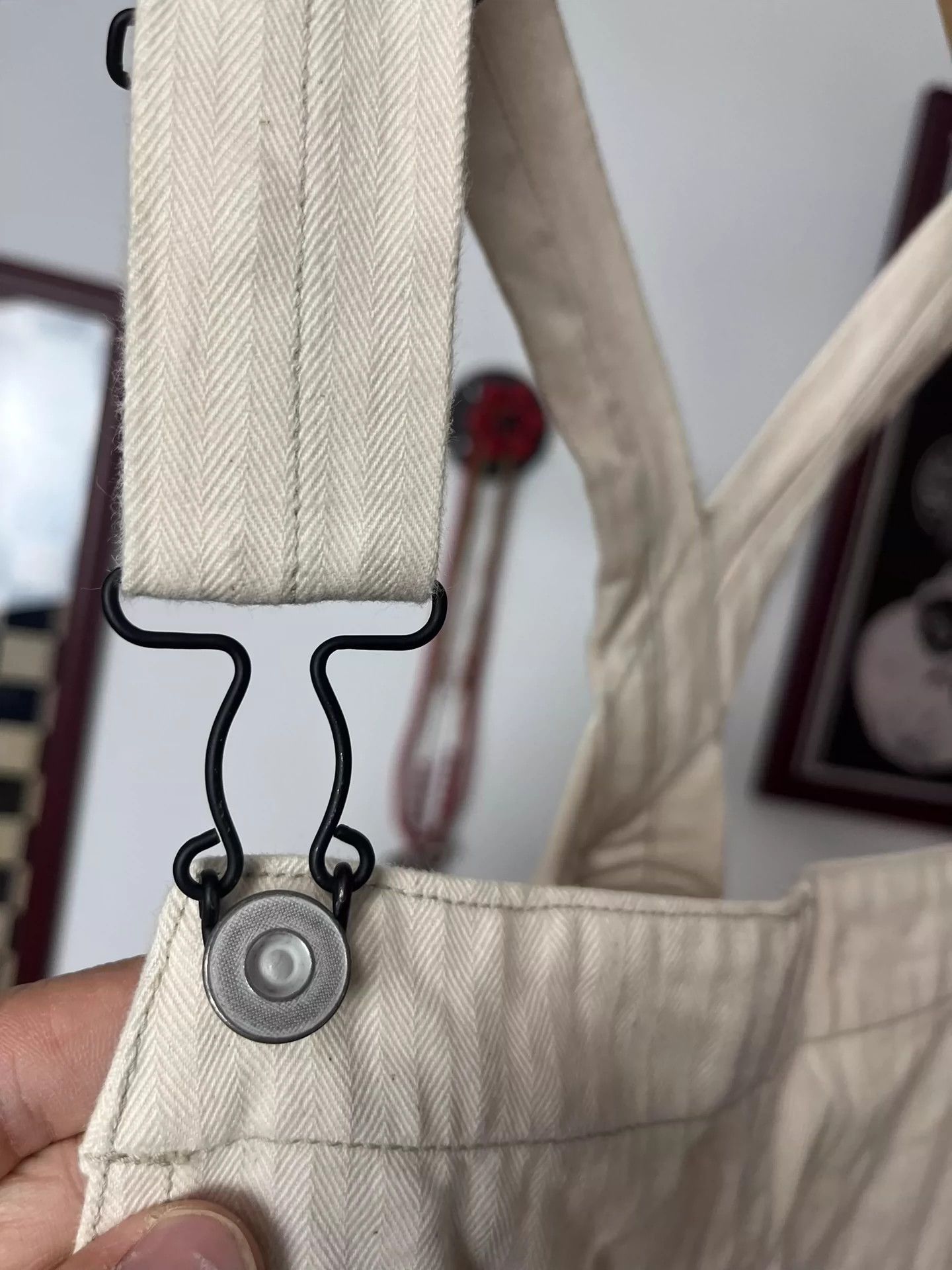 Freewheelers Freewheelers White herringbone suspenders Size US 28 / EU 44 - 5 Thumbnail