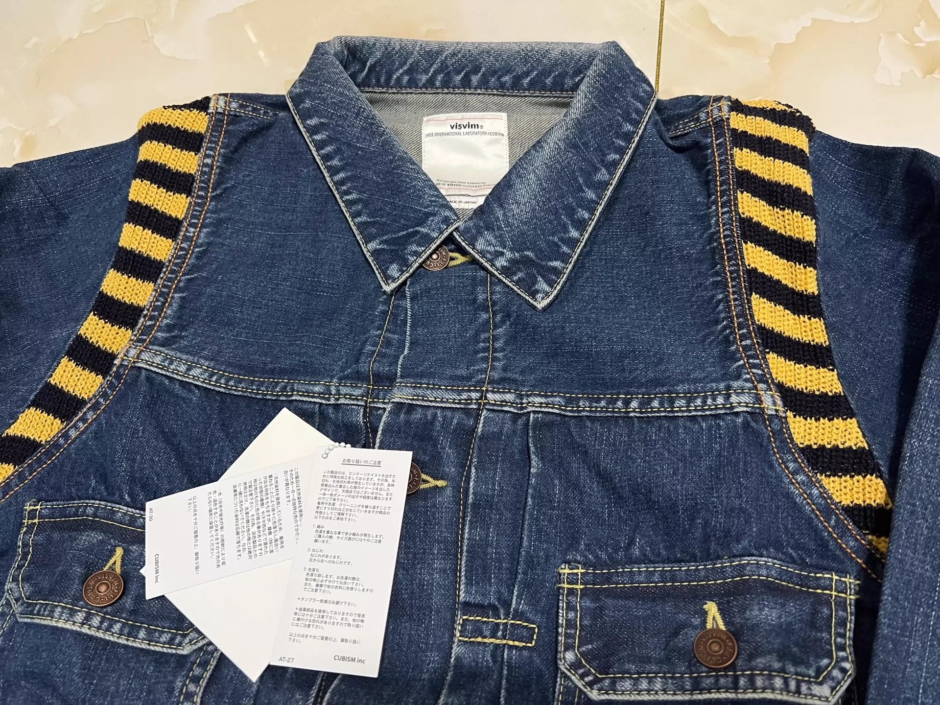 Visvim visvim 18ss 101 jkt jumbo dmgd （ribs） Size US L / EU 52-54 / 3 - 2 Thumbnail