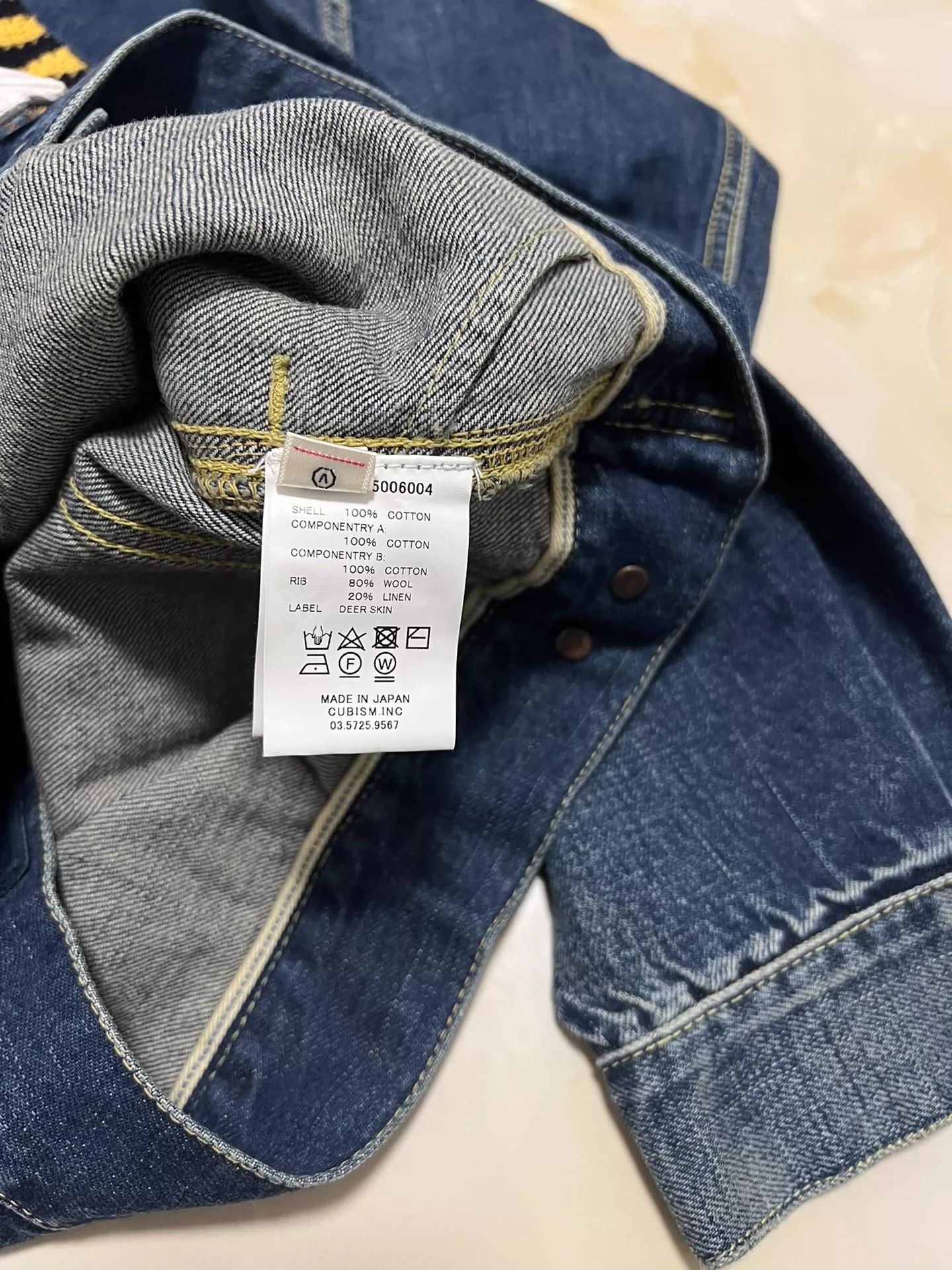 Visvim visvim 18ss 101 jkt jumbo dmgd （ribs） Size US L / EU 52-54 / 3 - 6 Thumbnail