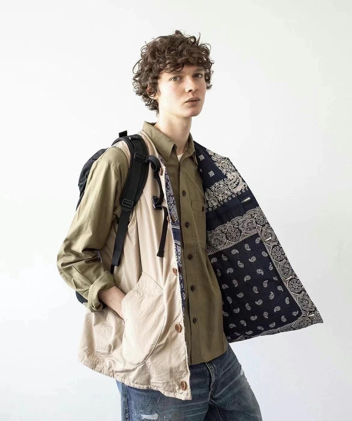 VISVIM 20AW SPOT KORA DOWN VEST (C/NY)