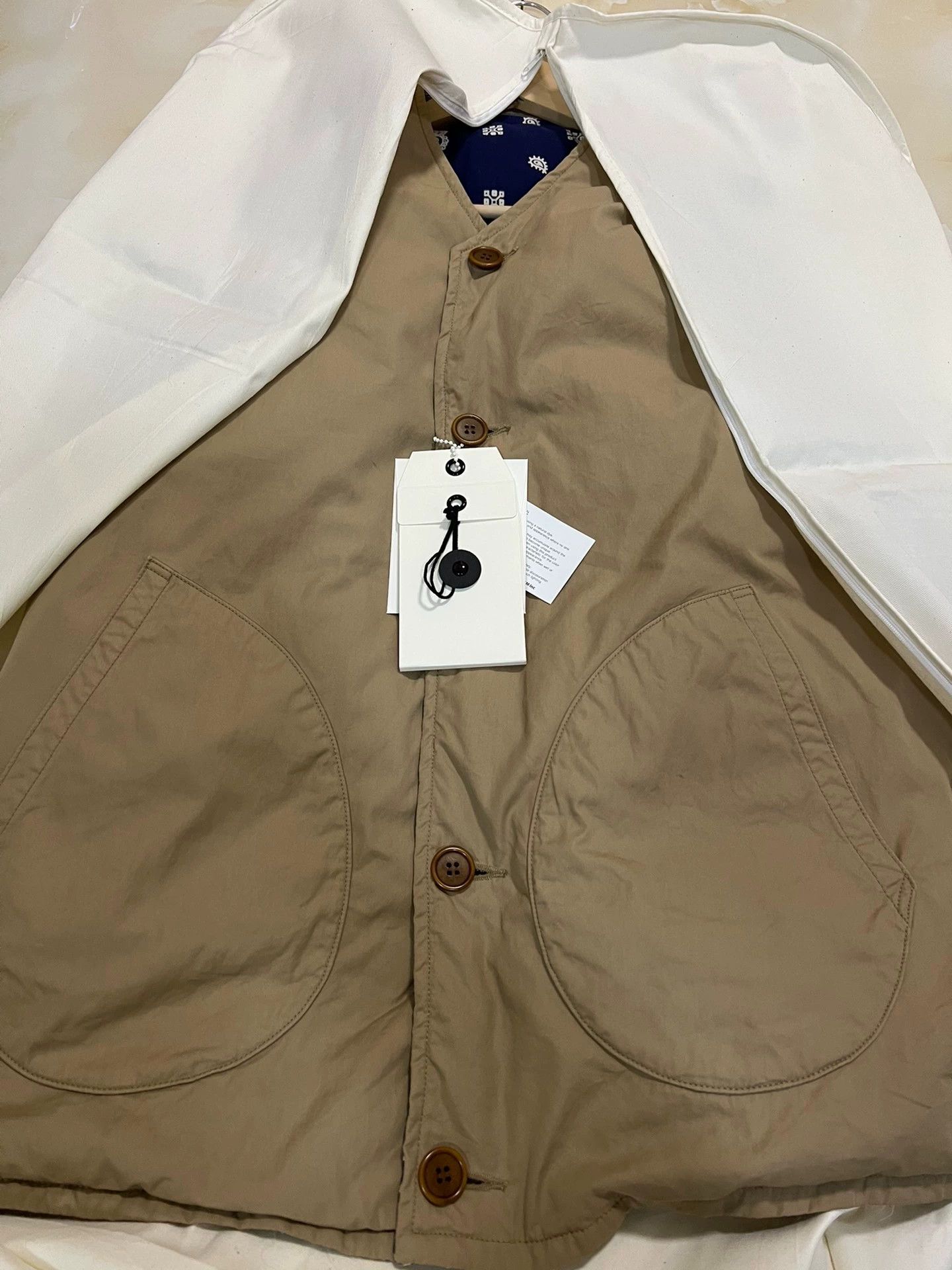 VISVIM 20AW SPOT KORA DOWN VEST (C/NY)