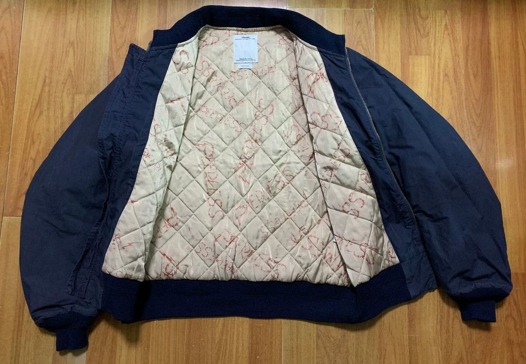 Visvim visvim 17ss hartman bomber jktnavy Size US S / EU 44-46 / 1 - 3 Thumbnail