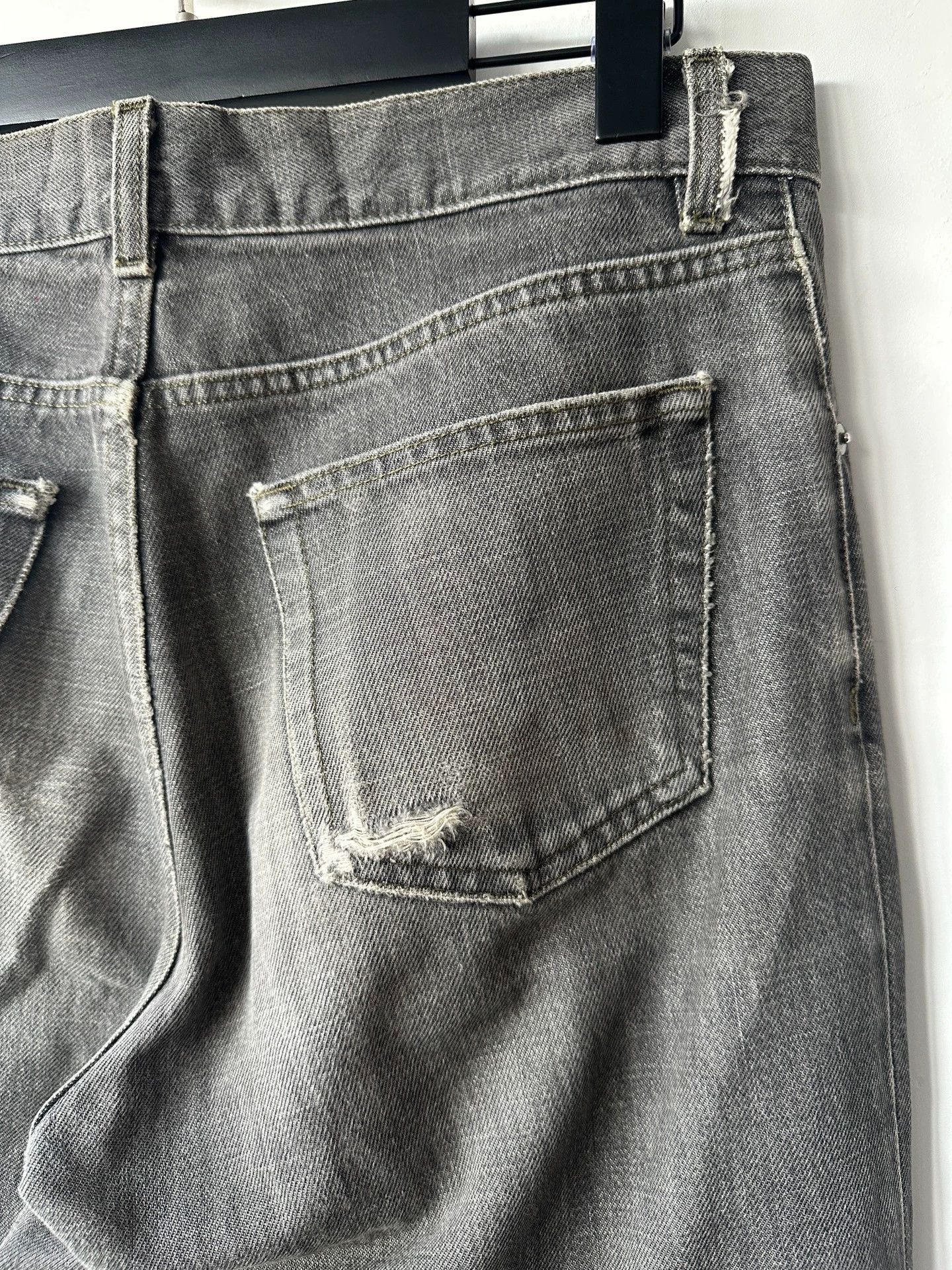Helmut Lang helmut lang classic cut grey denim Size US 31 - 4 Thumbnail