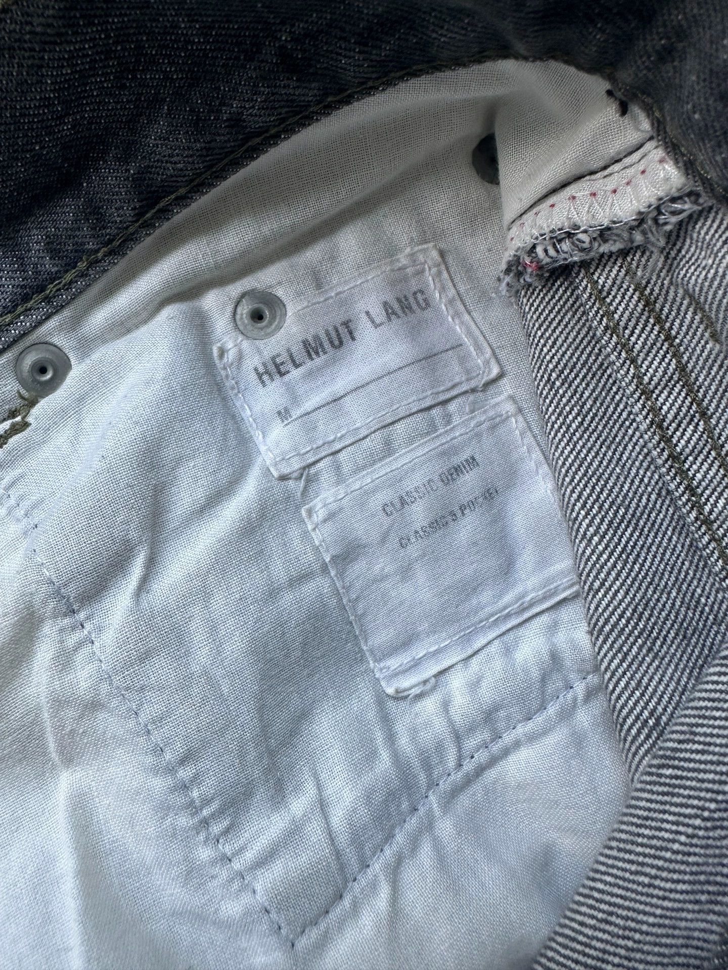 Helmut Lang helmut lang classic cut grey denim Size US 31 - 6 Thumbnail