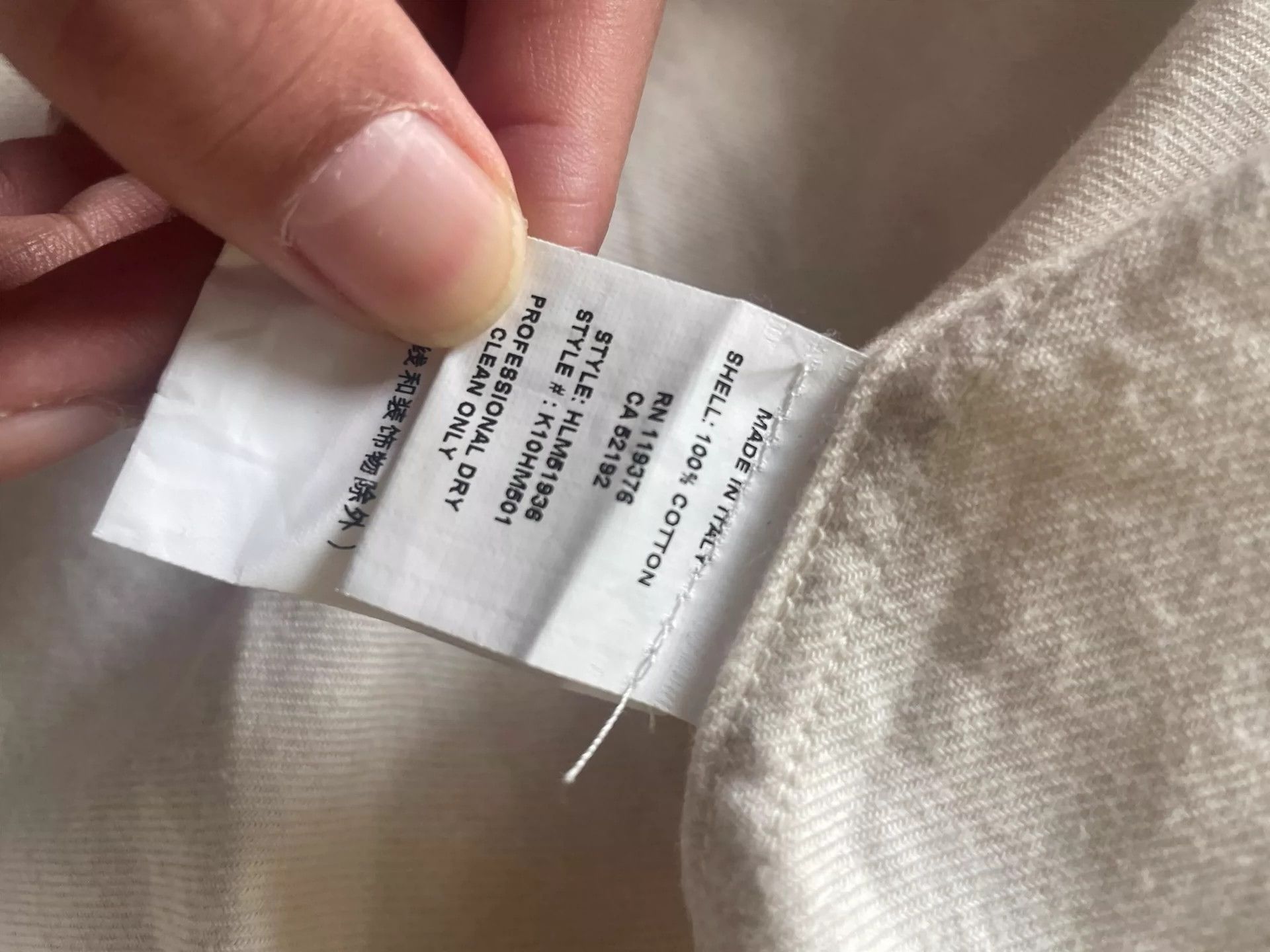 Helmut Lang Helmut lang Classic strap shirt Size US M / EU 48-50 / 2 - 3 Thumbnail