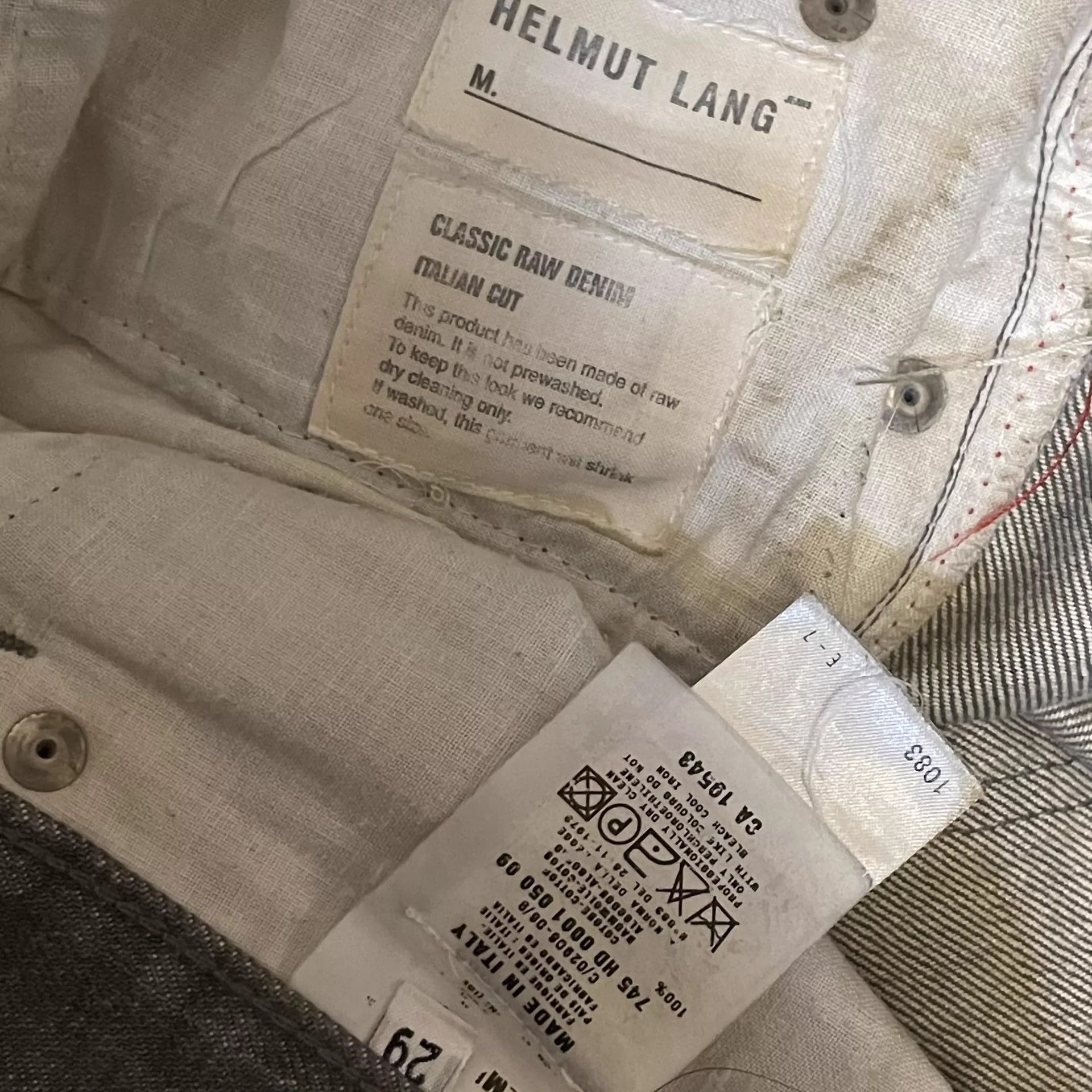 Helmut Lang Helmut lang Washed grey cattle Size US 29 - 5 Thumbnail