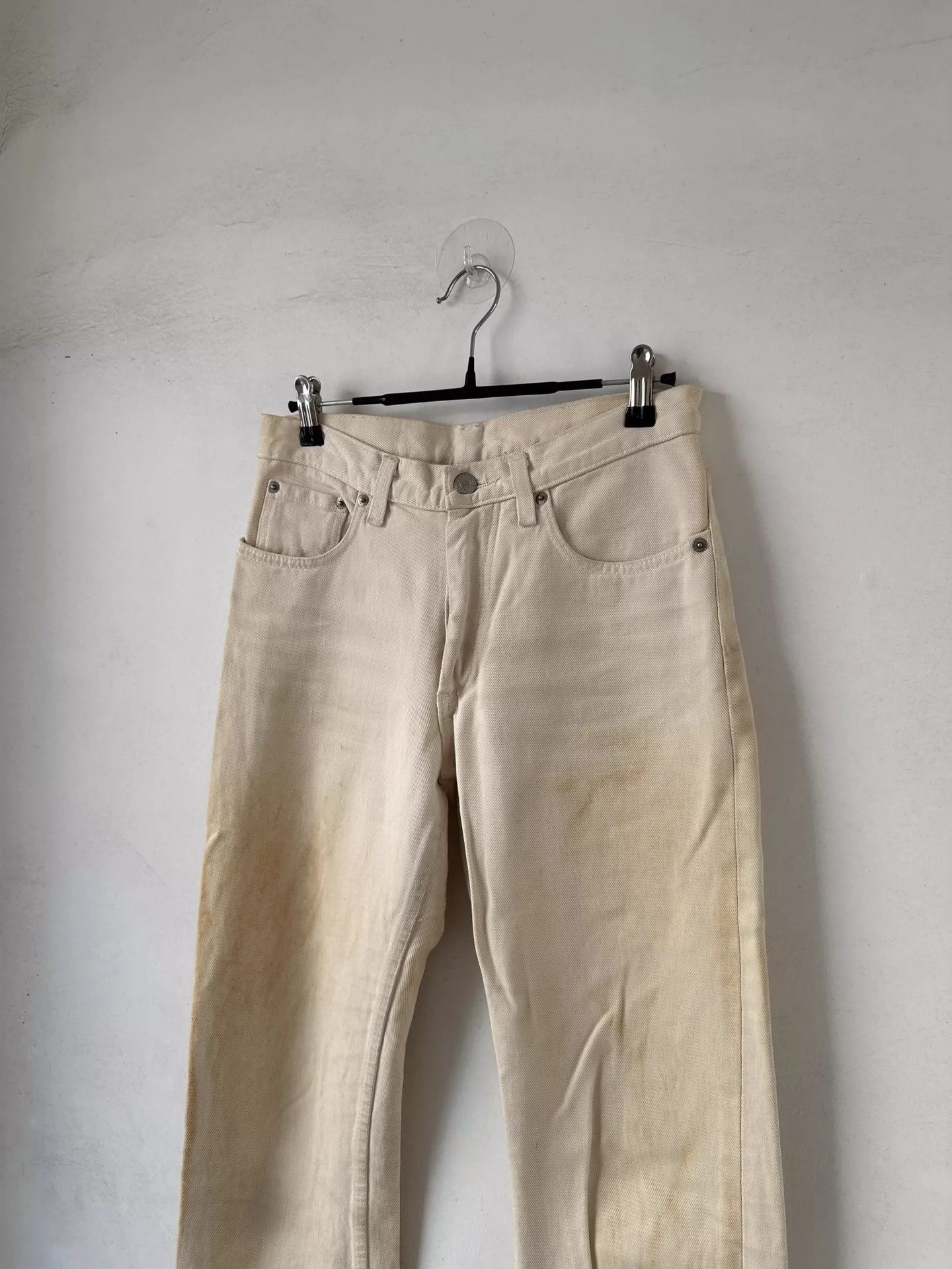 Helmut Lang Helmut Lang Vintage Burned Denim Italian cut 1998A/W Size US 27 - 3 Thumbnail