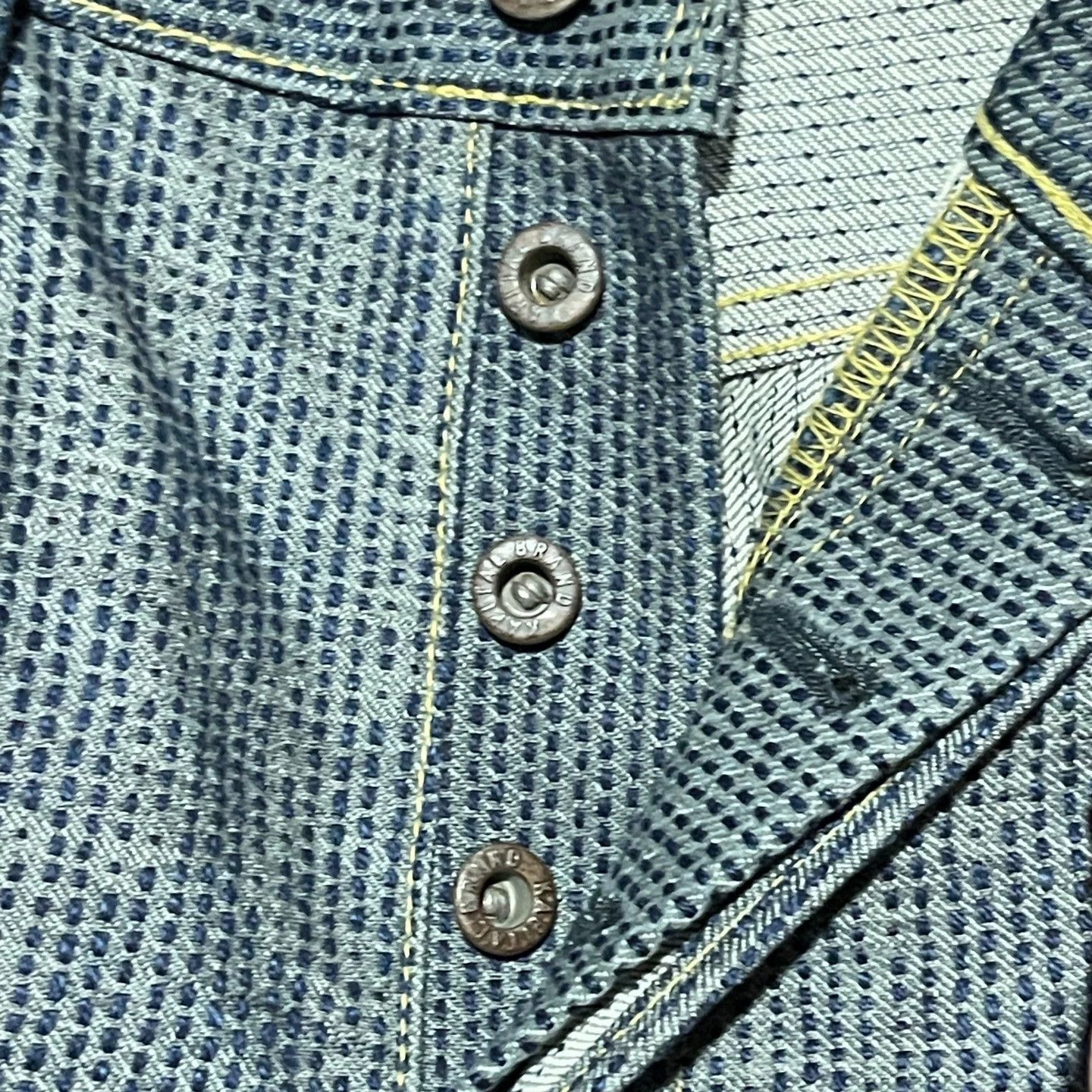 Kapital kapital Ink-dyed button straight jeans Size US 34 / EU 50 - 3 Thumbnail