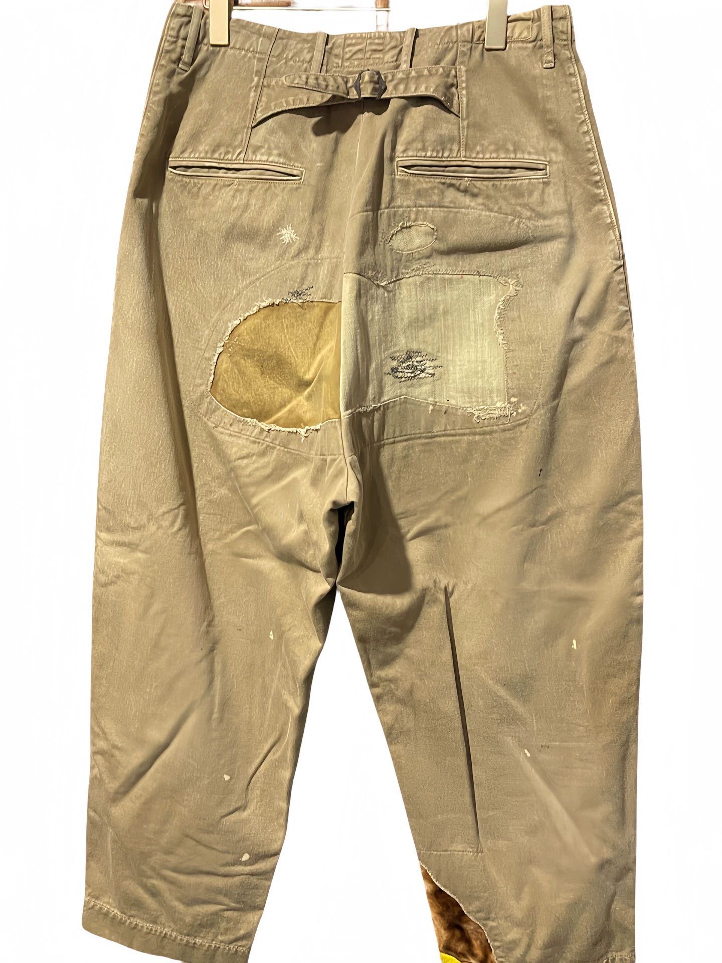 Kapital kapital Smiling face, high waist and eroded tapered overalls Size US 36 / EU 52 - 2 Thumbnail