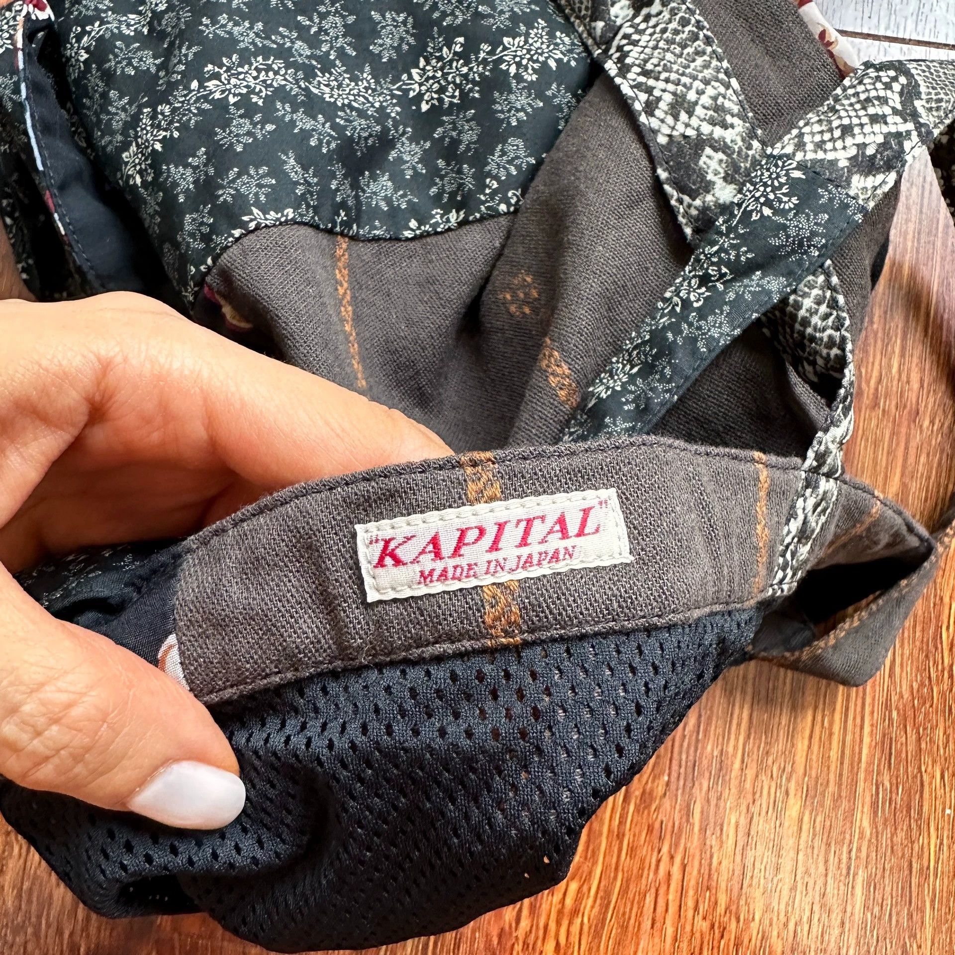 Kapital kapital Spliced cloth bag Size ONE SIZE - 2 Thumbnail