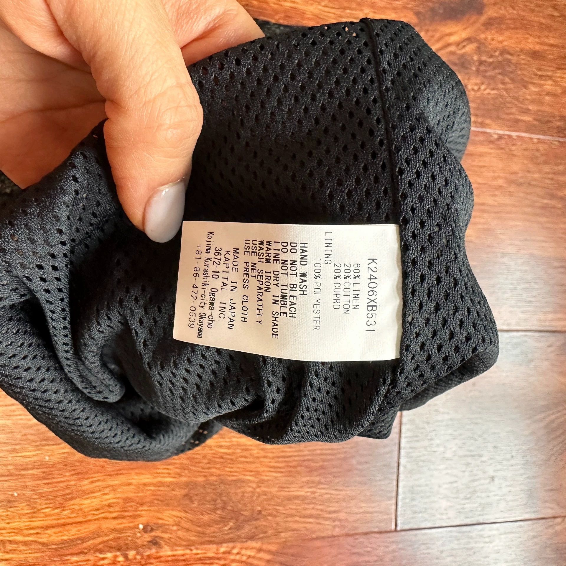 Kapital kapital Spliced cloth bag Size ONE SIZE - 3 Thumbnail