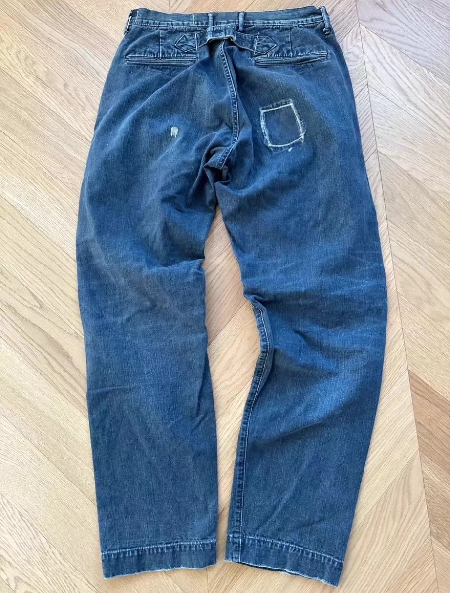 Kapital kapital Early kountry washed vintage jeans with old patches. Size US 32 / EU 48 - 2 Thumbnail