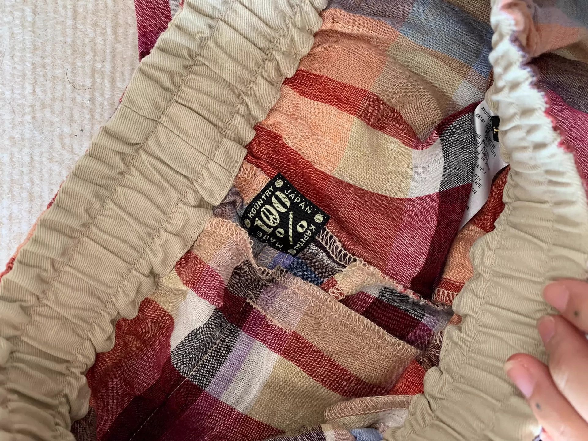 Kapital kapital Cotton color plaid straight trousers Size US 38 / EU 54 - 5 Thumbnail