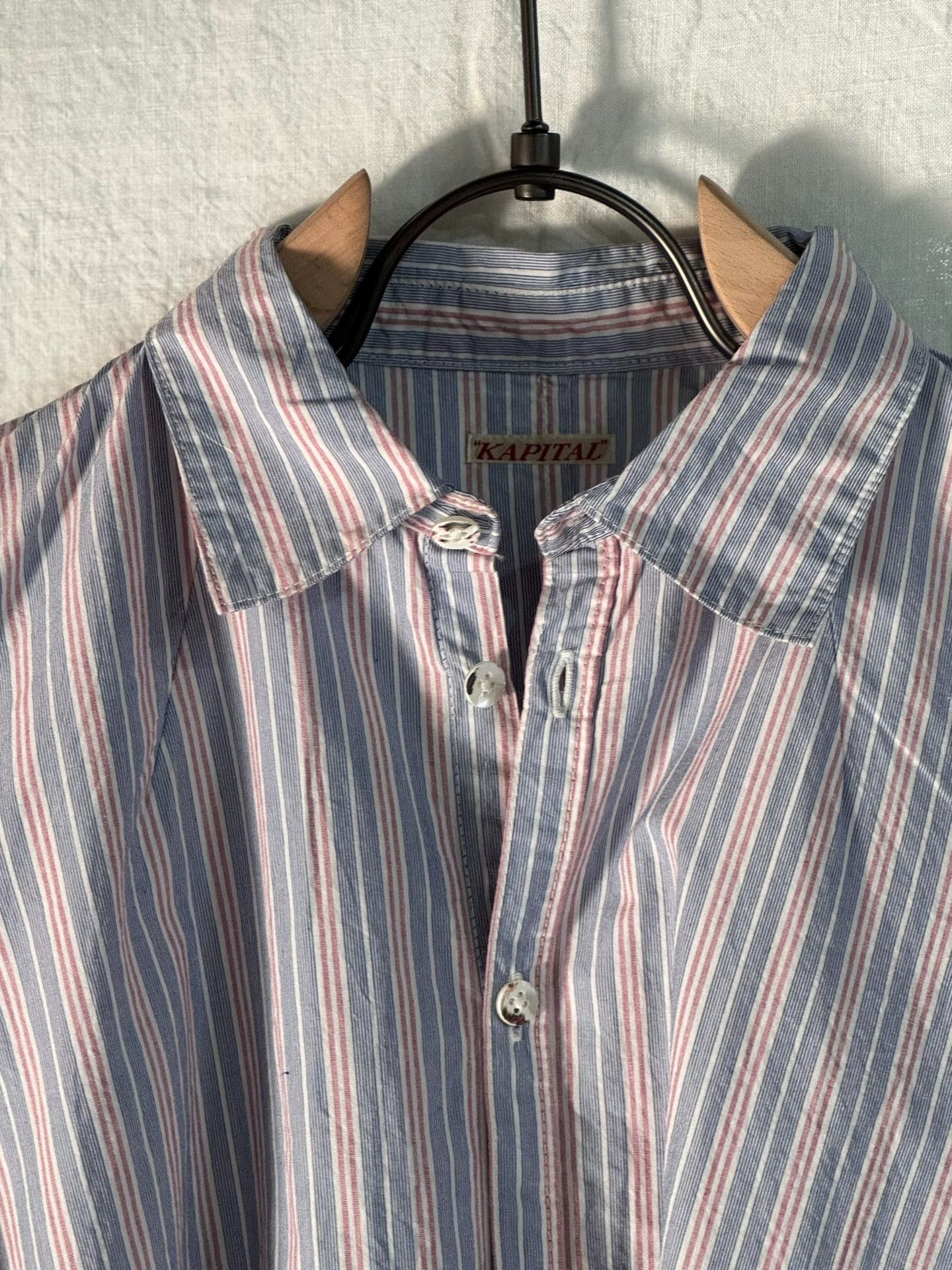 Kapital kapital Irregular shirt with deformed design Size US XS / EU 42 / 0 - 4 Thumbnail