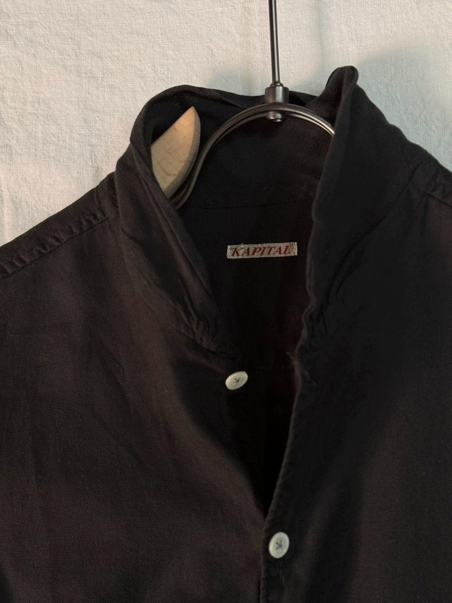 Kapital kapital Black stand collar design 100% shirt Size US S / EU 44-46 / 1 - 2 Thumbnail