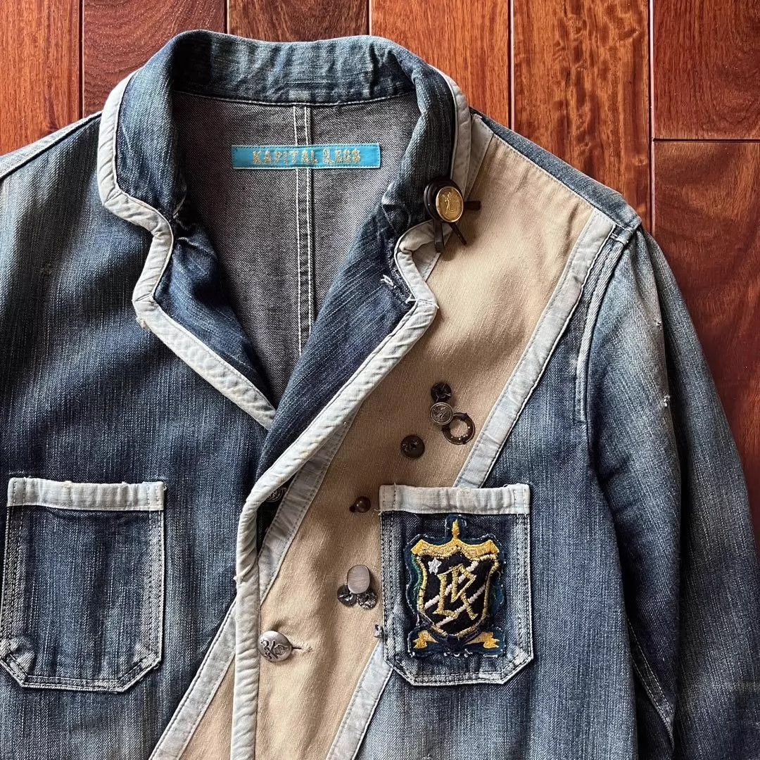 Kapital kapital Antique denim jacket Size US M / EU 48-50 / 2 - 2 Thumbnail