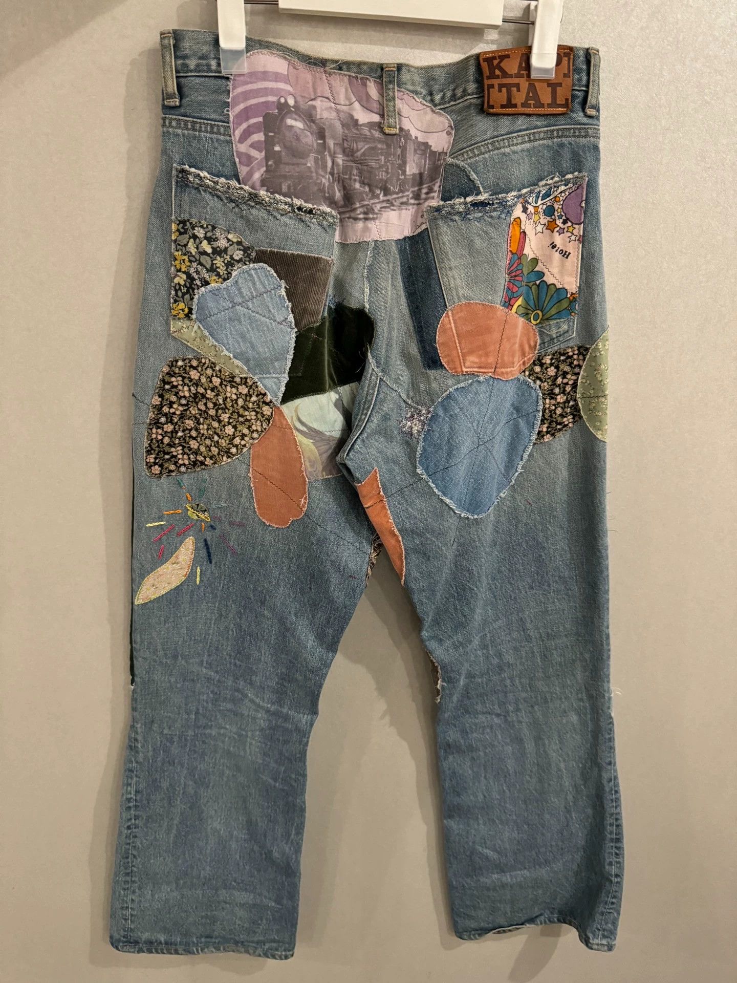 Kapital kapital Multi-patch denim trousers Size US 34 / EU 50 - 4 Thumbnail