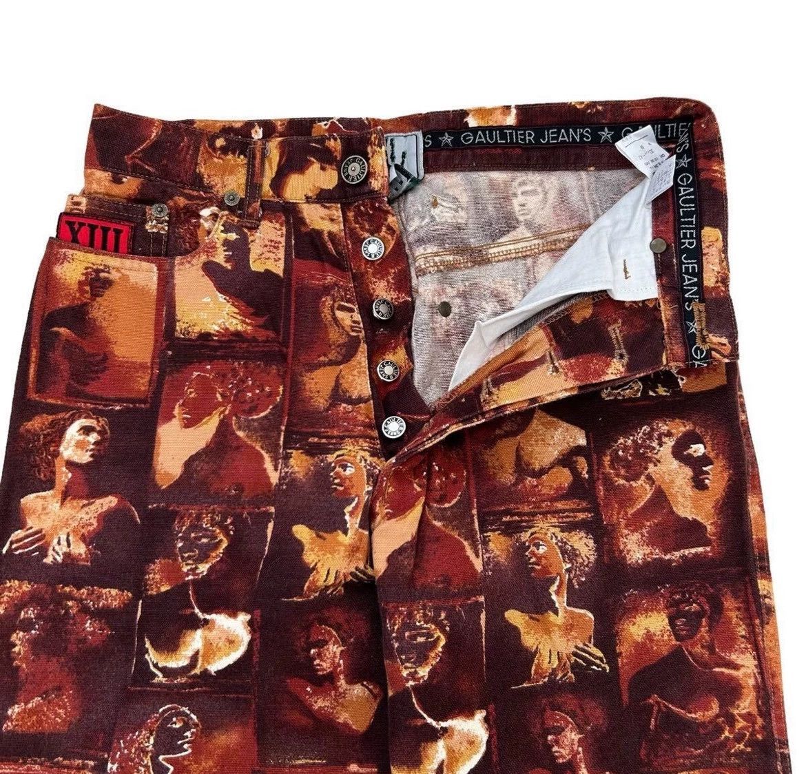Jean Paul Gaultier Jean Paul Gaultier Portrait micro-jeans Size US 34 / EU 50 - 5 Thumbnail