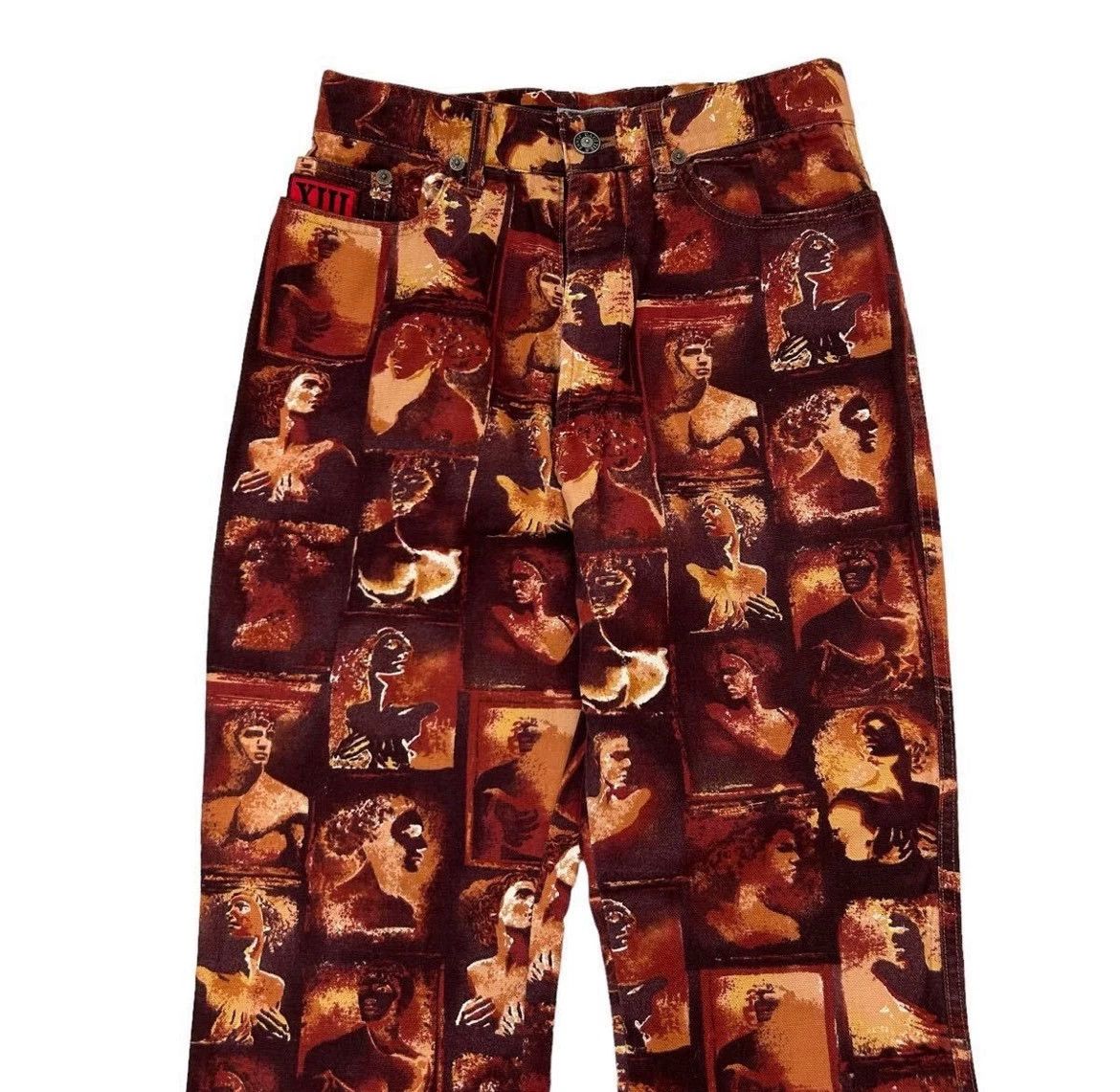 Jean Paul Gaultier Jean Paul Gaultier Portrait micro-jeans Size US 34 / EU 50 - 4 Thumbnail