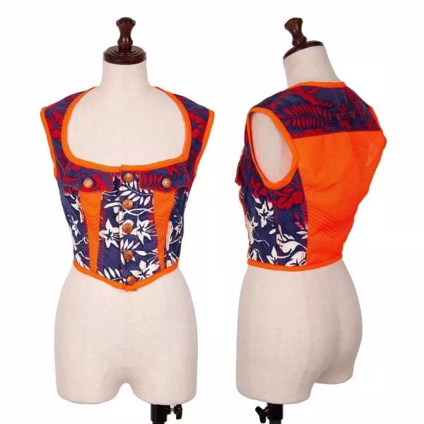 Jean Paul Gaultier Jean Paul Gaultier Mesh flower vest Size US M / EU 48-50 / 2 - 8 Thumbnail