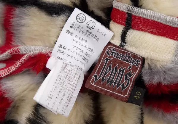 Jean Paul Gaultier Jean Paul Gaultier Cream check fur vest Size US M / EU 48-50 / 2 - 6 Thumbnail