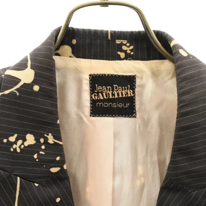 Jean Paul Gaultier Jean Paul Gaultier Splash ink suit jacket Size US M / EU 48-50 / 2 - 3 Thumbnail