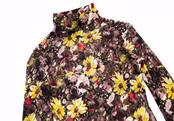 Jean Paul Gaultier Jean Paul Gaultier Flower turtleneck printed gauze clothing Size US M / EU 48-50 / 2 - 2 Thumbnail