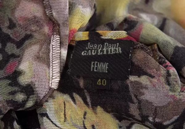 Jean Paul Gaultier Jean Paul Gaultier Flower turtleneck printed gauze clothing Size US M / EU 48-50 / 2 - 7 Thumbnail
