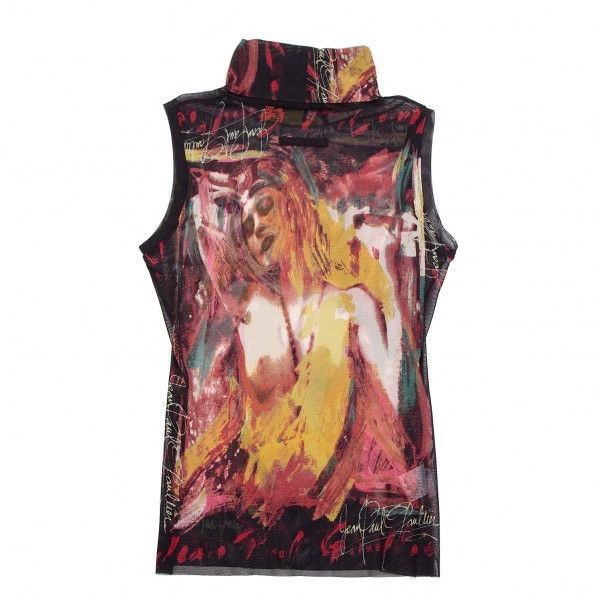 Jean Paul Gaultier Jean Paul Gaultier Portrait oil-painted gauze vest Size US M / EU 48-50 / 2 - 6 Thumbnail
