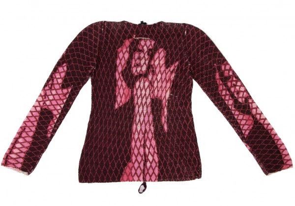 Jean Paul Gaultier Jean Paul Gaultier Portrait zipper mesh sweater Size US M / EU 48-50 / 2 - 6 Thumbnail