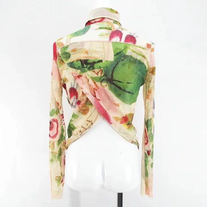 Jean Paul Gaultier Jean Paul Gaultier Floral pattern gauze shirt Size US M / EU 48-50 / 2 - 2 Thumbnail