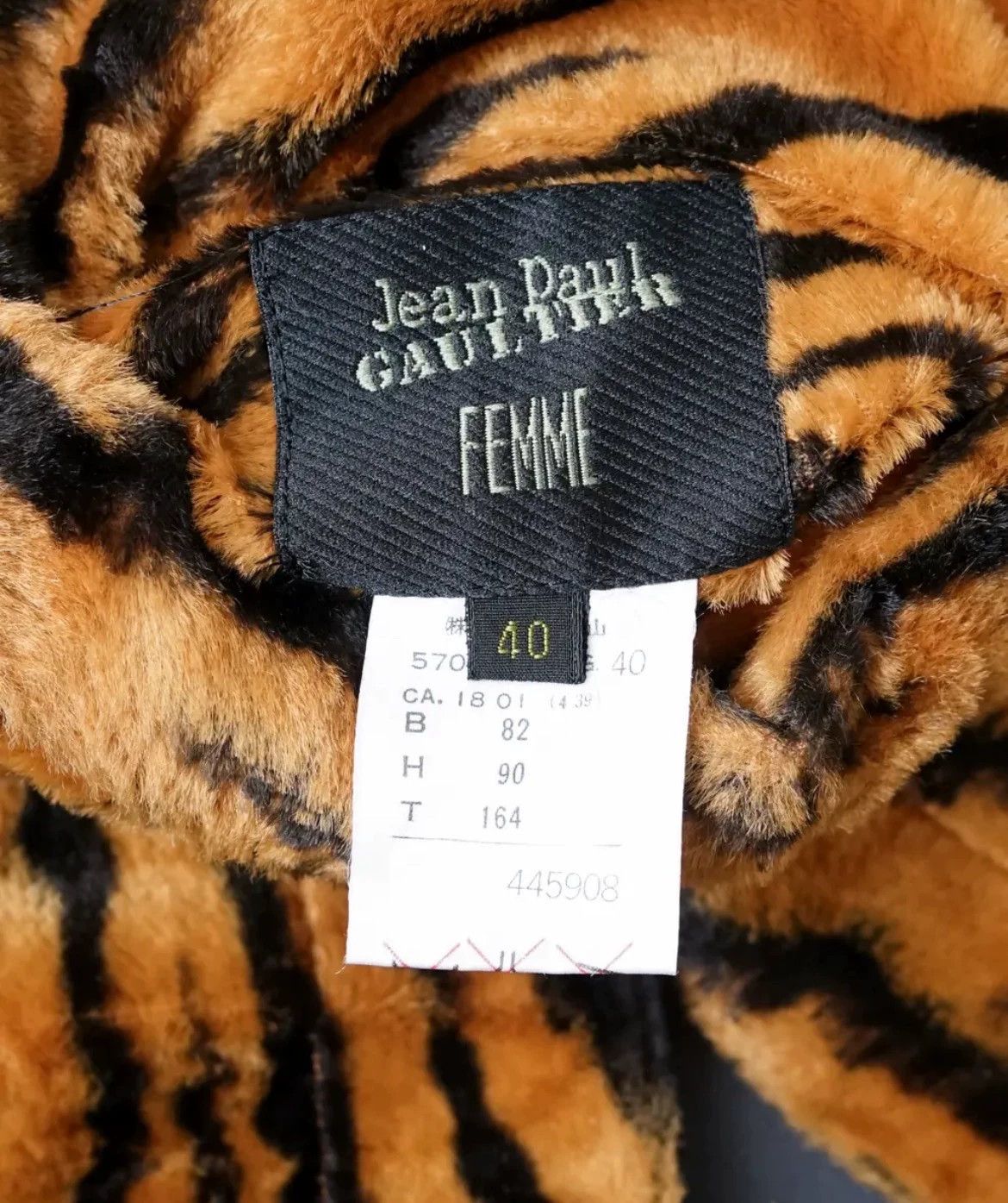Jean Paul Gaultier Jean Paul Gaultier Tiger pattern double-sided suede coat Size US M / EU 48-50 / 2 - 9 Thumbnail