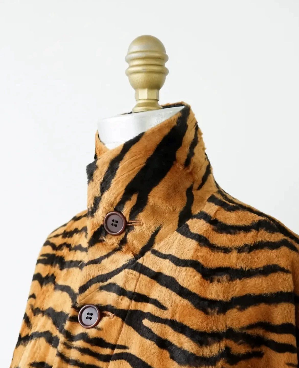 Jean Paul Gaultier Jean Paul Gaultier Tiger pattern double-sided suede coat Size US M / EU 48-50 / 2 - 5 Thumbnail