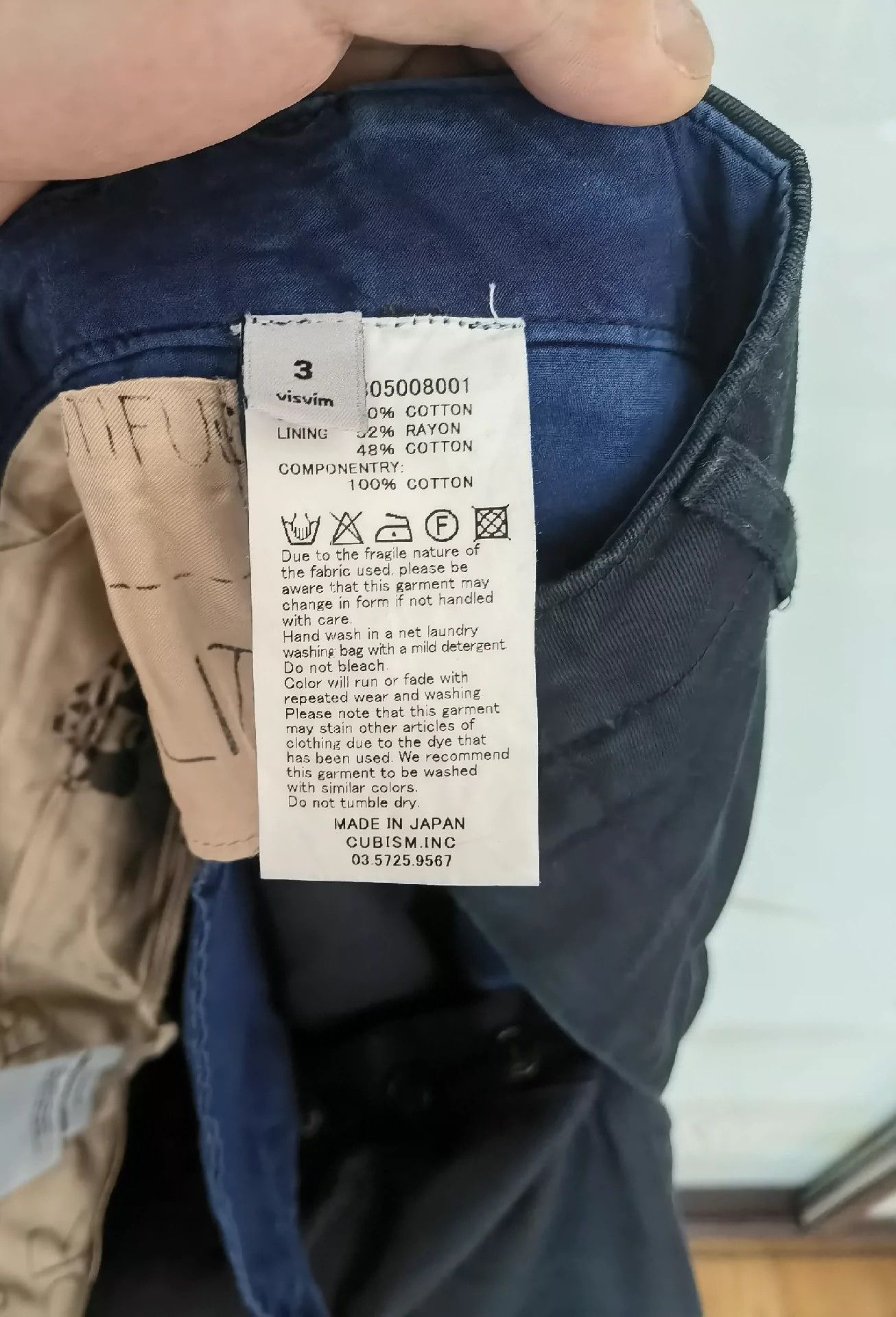 Visvim visvim 16ss spot high water chino （indigo overdye） Size US 34 / EU 50 - 2 Thumbnail