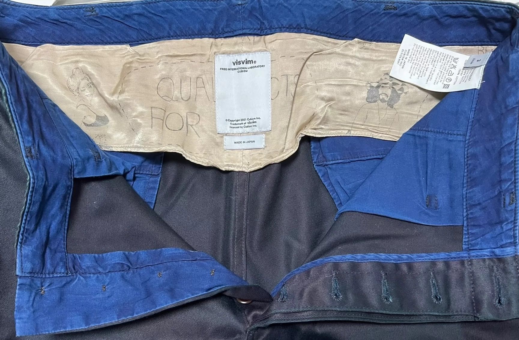 Visvim visvim 16ss spot high water chino （indigo overdye） Size US 34 / EU 50 - 3 Thumbnail