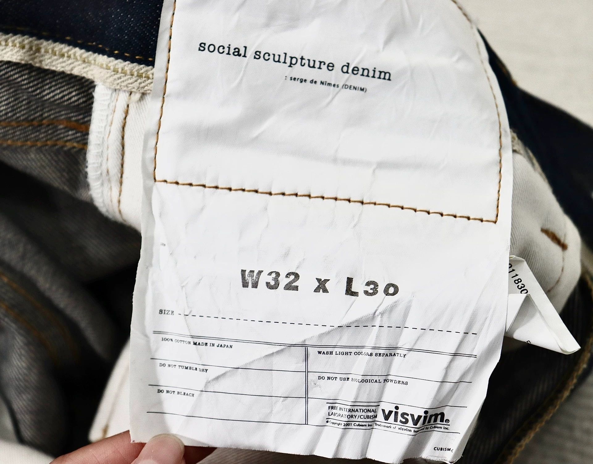 Visvim Visvim 18ss Social Sculpture 01.2 Non-Washed Size US 32 / EU 48 - 9 Thumbnail