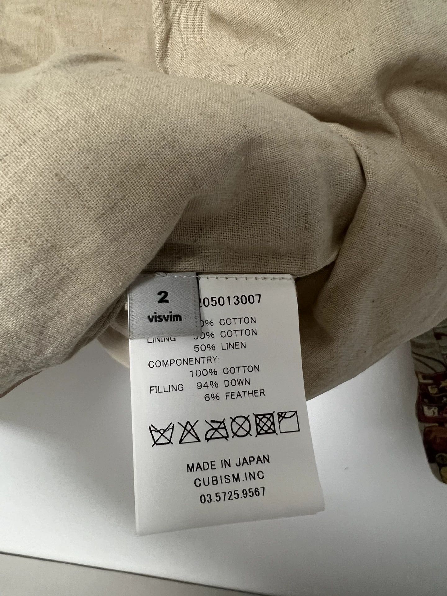 Visvim visvim 14aw kerchief down jkt kapa Size US M / EU 48-50 / 2 - 5 Thumbnail