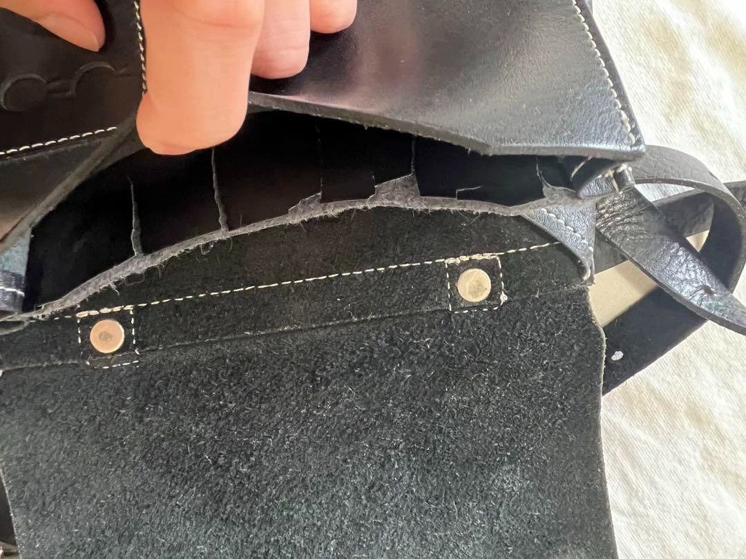 Jean Paul Gaultier Jean Paul Gaultier Logo leather messenger bag Size ONE SIZE - 4 Thumbnail