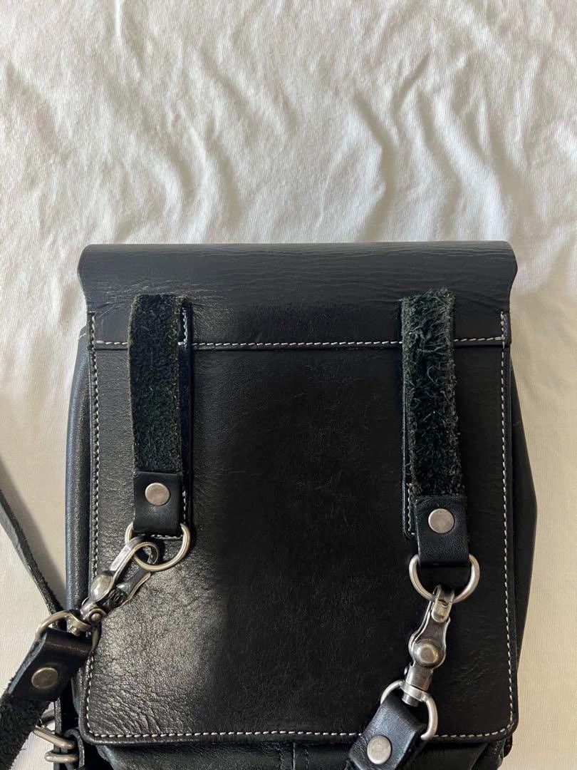 Jean Paul Gaultier Jean Paul Gaultier Logo leather messenger bag Size ONE SIZE - 6 Thumbnail