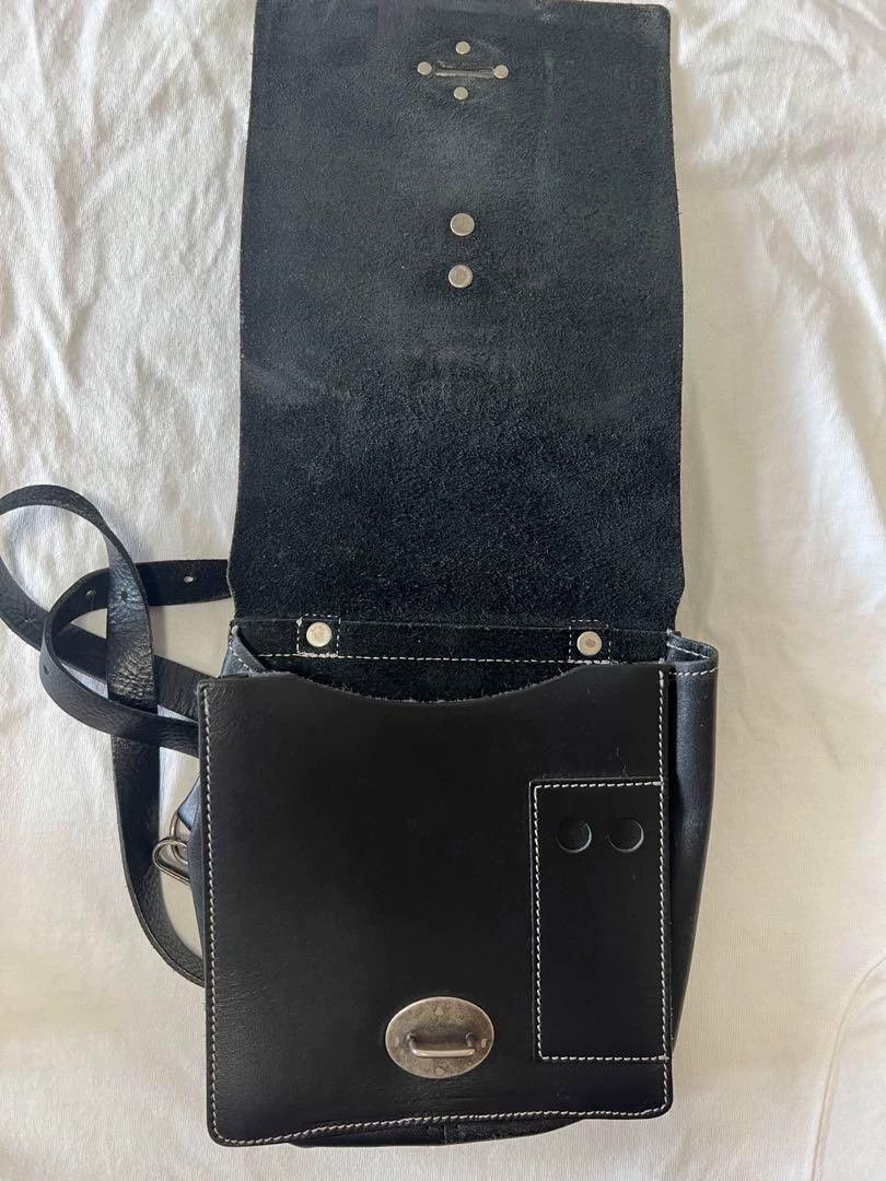 Jean Paul Gaultier Jean Paul Gaultier Logo leather messenger bag Size ONE SIZE - 3 Thumbnail