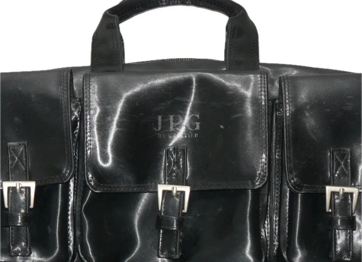 Jean Paul Gaultier Jean Paul Gaultier Nylon glossy multi-pocket crossbody bag Size ONE SIZE - 4 Thumbnail