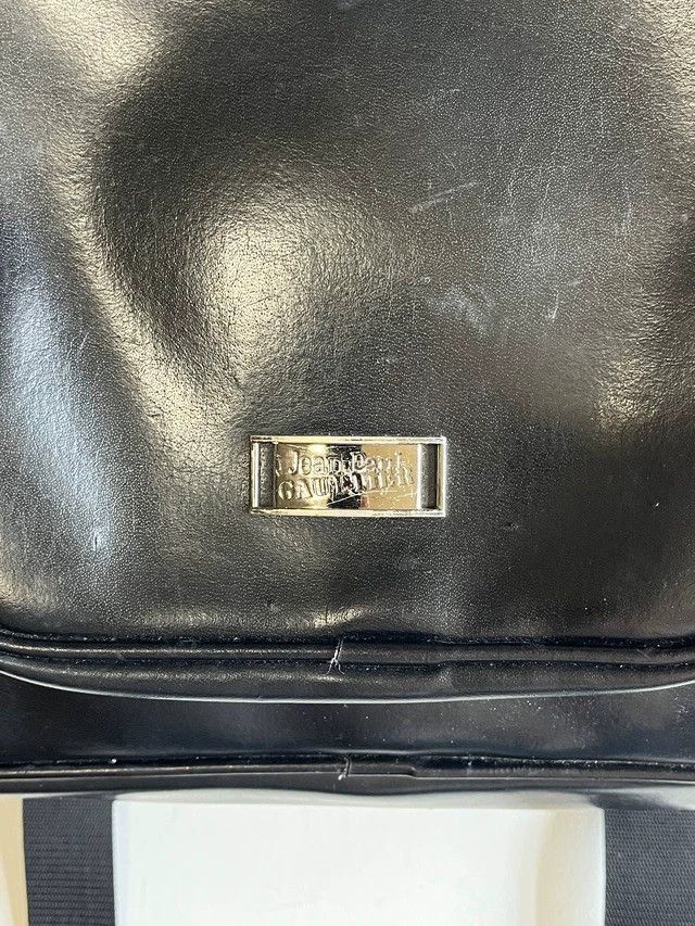 Jean Paul Gaultier Jean Paul Gaultier 1990s square leather backpack Size ONE SIZE - 3 Thumbnail